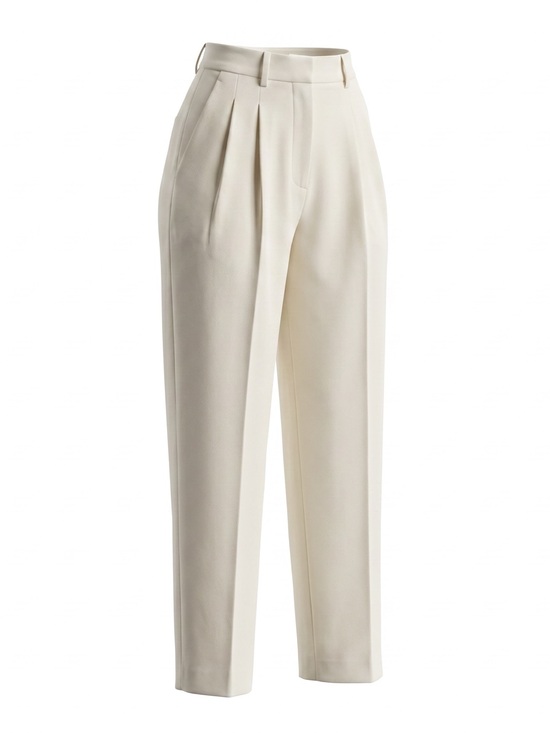 Yves Saint Laurent Pants - NWT Yves Saint Laurent 2011 Cream Tuxedo Trousers FR 34 Stefano Pilati